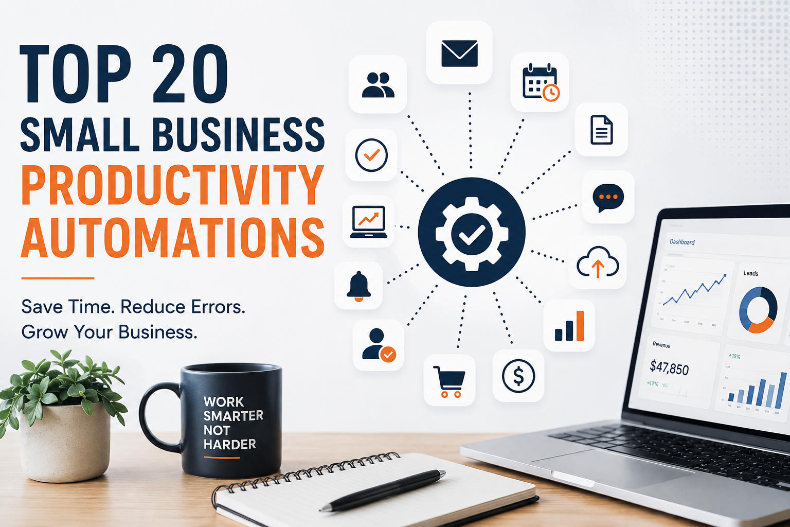 Top 20 Small Business Productivity Automations That Save Time, Reduce Errors, and Help You Grow